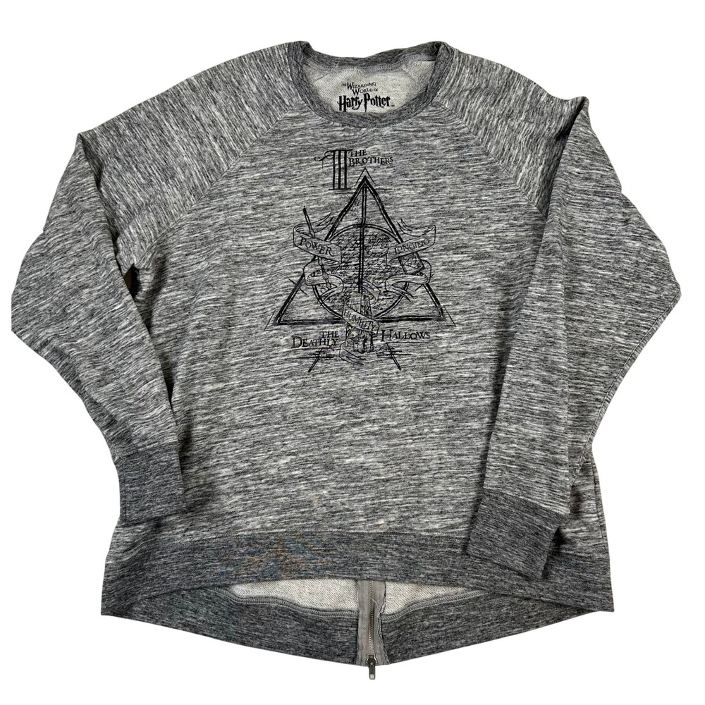 Wizarding World Harry Potter Deathly Hallows Sweatshirt‎ XL Universal Studios